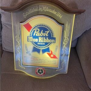 Pabst Blue Ribbon Beer Sign